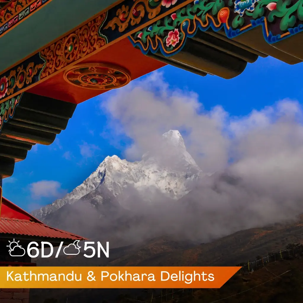 5 Nights 6 Days Nepal Itinerary with Kathmandu & Pokhara Delights (Standard)