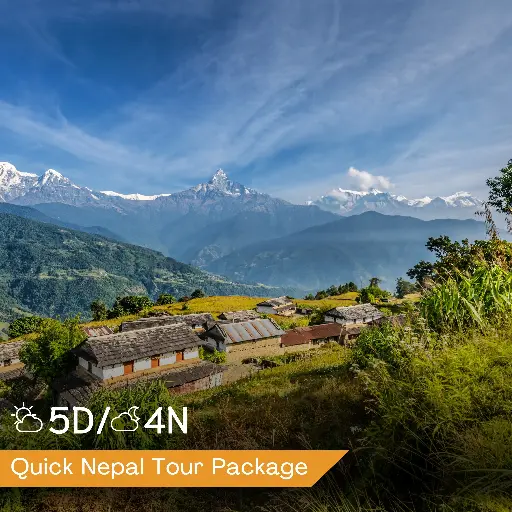 Nepal Tour Package: A Quick 5 Days, 4 Nights Escape.